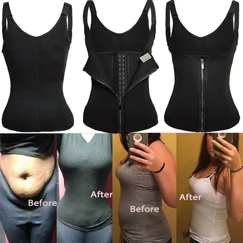 Corset Zipper Vest Body Shaper