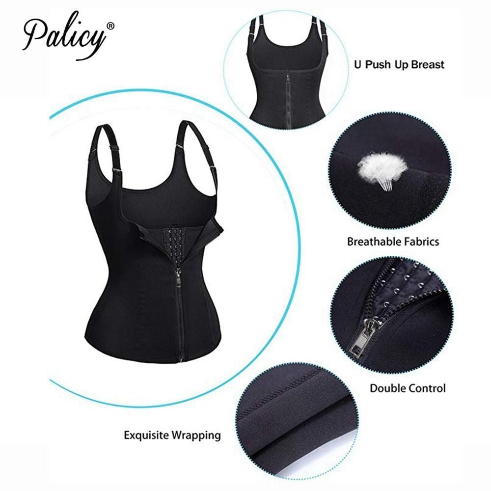 Corset Zipper Vest Body Shaper